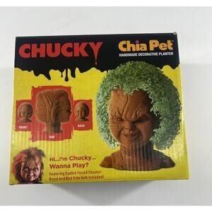 Chucky Chia Pet Halloween Handmade Decoration Plant Scary Childs Play New